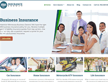 Tablet Screenshot of mninsuranceagency.com